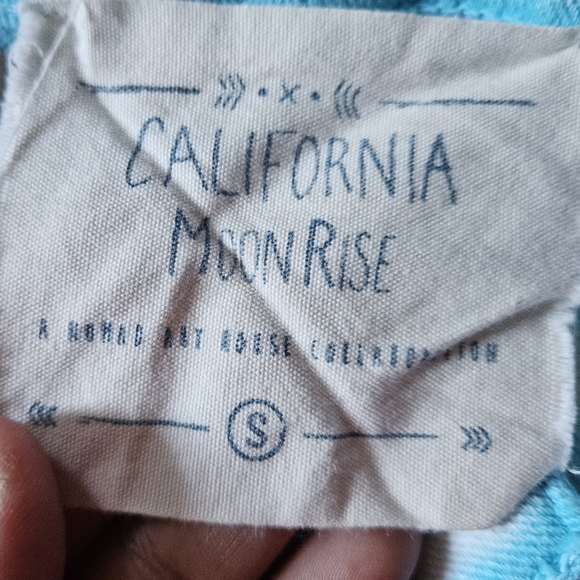 California Mon Rise Tie Dye Jean Shorts - Picture 3 of 3